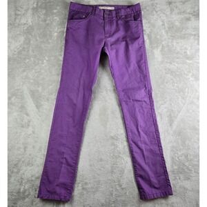 Camicissima Pants  34x34 Purple Cotton 5 Pockets Smart Casual Made In Italy